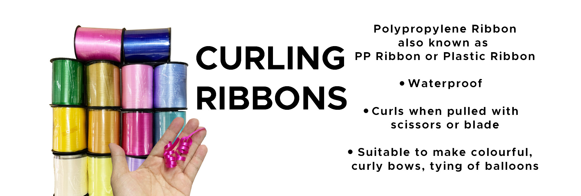 Curling Ribbon Banner Category